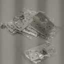 12-Pack Stainless Steel Cabinet Hinge Repair Kit - Door Hinge Repair Plate With Mounting Screws