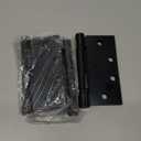 3 Pack - 4.5'' x 4.5'' Commercial Grade Ball Bearing Door Hinge, Non-Removable Pin, UL Listed & 3 Hour Fire Rated, Full Mortise, JS-5BB1 (Matte Black)