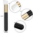 30 Pieces Lash Brushes for Cleaning Lash Shampoo Brushes for Eyelash with Container Blackhead Removing Nose Pore Deep Cleaning(4 Inch,Black)