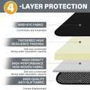 SPRING SEAON Waterproof Chair Pads for Incontinence 22"x21" Thickened Washable Reusable Seat Protector, Non-Slip Absorbent Pad for Adults, Seniors, Wheelchair, Recliner, Car Seat & Bed(Gray, 1 Pack)