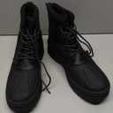 Bruno Marc Men's Insulated Waterproof Snow Boots Warm Fur Lined Outdoor Winter Boot (11, Black/Net)