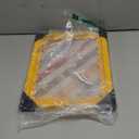 THKRLOF 8x10 Picture Frame with Real Glass, Wooden cute 8 x 10 Photo Frame with Wavy Mat for Tabletop and Wall Hanging, Yellow, 1 Pack