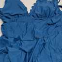 ZAFUL One Piece Bathing Suit with Skirt Tummy Control Swimsuits for Womens Swimdresses Full Coverage Swim Dress(Peacock Green XXL)