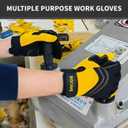 Safety Utility Work Gloves for Men&Women,Mechanic Working Glove,Tactical,Cycling,Performance Fit, Washable,Touchscreen