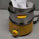 Cachoo Hard Boiled Egg Cooker - CACHOO 14-Egg Rapid Stainless Steel Egg Boiler with 30-Min Timer & Auto Shut Off, Compact Electric Vegetable Steamer for Cooking, Dishwasher Safe, Retro Yellow (2-Tier)