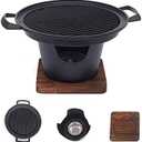 Vctitil Mini Hibachi Grill BBQ Grill Charcoal Grill Alcohol Barbecue Stove Japanese Style Indoor Portable Barbecue Tools BBQ Accessories