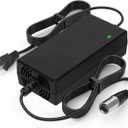 24V 5A Battery Charger for GoGo Mobility Scooter - 24V 5000mA Fan Cooled Quick Charger (3-Pin XLR Connector) for Pride Mobility, Drive Medical, GoGo Elite Traveller, Jazzy Chair, Lakematic, ShopRider