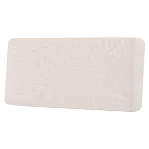 H.VERSAILTEX Super Stretch Individual Seat Cushion Covers Sofa Covers Couch Cushion Covers Slipcover Sets Thick Jacquard Textured Twill Fabric (1 Piece Sofa Cushion Cover, Ivory)
