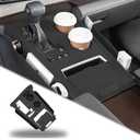 Silicone pad for Central Control for 2025 2024 2023 2022 2021 Toyota Sienna Storage Box Accessories Silicone Protective Cover for Interior Decoration of Gear Shift (Black)