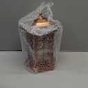 Solar Outdoor Waterproof Hanging Lantern, Yard Decorative Solar Lights PVC Upgrade 3 LED Flickering Flameless Candle Decorative Lights for Garden(Garden Candle)