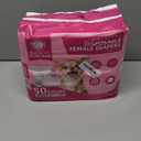 American Kennel Club Female Dog Wrap, Disposable Diapers with Wetness Indicator (XS (916 in), 50, Count) (Extra Small Waist Size 9 - 16 in)