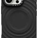 CASETiFY Ripple Case for iPhone 16 Pro [Silicone / 6.6 ft. 2X Military Grade Drop Protection/Compatible with Magsafe] - Black