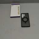 JUESHITUO 3 in 1 for Samsung Galaxy S25 Ultra Case, [Non-Yellowing] 360 Rotatable Magnetic Ring Stand with [1X Screen Protector] S25 Ultra Phone Cover, Black