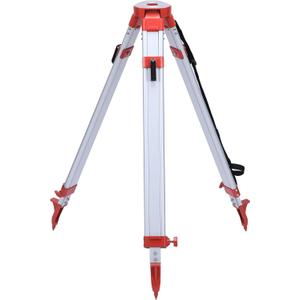 Surveying Tripod, Aluminum Survey Tripod With 5/8-Inch 11-Threaded Flat Head Quick Clamp for Auto level