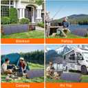 SOKIOVOLA N-Type 16BB 200W Portable Solar Panel for EF/Jackery/Bluetti/Anker Power Station Foldable Solar Panel 25% High Efficiency IP68 Waterproof for Outdoor Trip RV Camping Blackout Off Grid