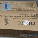 NUUK Rolling Outdoor Grill Cart with Wheel 16" x 24", Stainless Steel Table Top Pizza Oven Stand, BBQ Size Prep Table Outside Kitchen Cabinet for Garden Backyard Barbecue