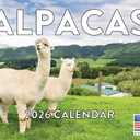 Alpaca Calendar 2026 Monthly Wall Calender 12 Month | American Made In The USA