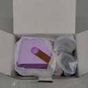 Mgaolo Upgraded Mini Karaoke Machine Toy for Kids, Portable Bluetooth Speaker with 2 Wireless Mics, Emoji & Colorful LED Lights, Home Travel & Party Play Gifts for Boys Girls (Purple)