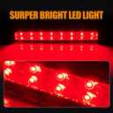 Third 3rd Brake Light LED for 2014-2019 Nissan Rogue, High Mount Rear Brake Lights Assembly for 14-19 Nissan Rogue, Waterproof Center Cab Lamp Stop Light (Red)