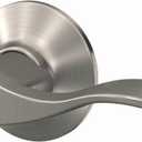 Schlage F51A ACC 619 Accent Door Lever, Keyed Entry Lock, Satin Nickel