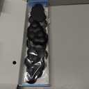 JIKIOU Upgrade Leather Cloud Keyboard Wrist Rest, Cloud Wrist Rest with Non-Slip PU Base, Comfortable Memory Foam Wrist Rest for Computer Laptop Mac Gaming Office and Pain Relief Christmas Wish Gift (03 matte Black)