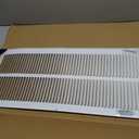 10" x 26" Return Air Grille - Sidewall and Ceiling - HVAC Vent Duct Cover Diffuser - [White] [Outer Dimensions: 11.75w X 27.75"h]
