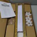 Upgraded Balloon Column Stand Kit, 7 Feet Height Adjustable Balloon Tower Pillar with Reusable Metal Telescopic Design for Graduation, Wedding, Baby Shower, Birthday Party Decoration (Balloon Column Set of 2)