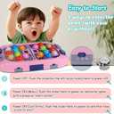Toy Whack Game Mole for Girls, Toddler Toys for 3-8 Year Old Girls, Kids Gift for Girls Ages 3, 4, 5, 6, 7, 8, 9, 10+ Years Old, 3-12th Birthday Interactive Educational Toys with Sound, Light, 3 Modes