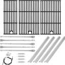 BQMAX 17 Inch Grill Grate Kit for Charbroil Performance 5 Burner Grill 463449021 463451022 463448021 463450022 463455021 G426-0005-W1, Cooking Grate for Charbroil Grill Replacement Parts 5 Burner