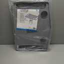 Walker Tray Table with 2 Cup Holders - Universal Trays for Standard Folding Walkers - Home Mobility Accessories by Bluestone (Gray)