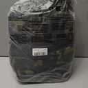 Tactical Double Deck Cooler Backpack for Men, Large Lunch Backpack with 2 Compartment, Soft Cooler Bag, Camo Black, Large