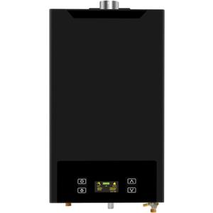 Tankless Water Heater Propane, 4.74GPM 18L Indoor,Instant Hot Propane Gas Water Heater, with Fahrenheit Digital Display,Multi-Protection (Black)