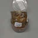 Touchstone Colorful Bangle Collection Indian Bollywood Exclusive Golden Glaze Exotic Textured Colorful Designer Jewelry Bangle Bracelets Set of 24 for Women. (M - Circ 7.8 in-Indn Size 2.8-Dia 2.5 in, Black)