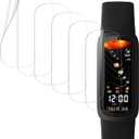 6 Pack Screen Protectors for Fitbit Inspire 3, Soft TPU Watch Screen Protector, HD Clear, Full Coverage, Scratch Resistant, Tempered Glass