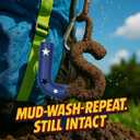 American Playtime Dog Chew Toy, Blue 6" in 2 Pack Interactive Outdoors Toys for Aggressive Chewers for Treat-Filling Capabilities and Tug of War Dog Toy, Tough Toys for Medium,Large Dogs