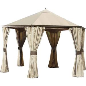 Garden Winds GO Hexagonal Gazebo Replacement Canopy Top Cover - RipLock 350