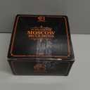 Moscow Mule Copper Mugs - Unique HANDCRAFTED Gift Set of 4, Hammered by Artisan, 100% Pure Solid Copper Cups 16oz for Drinking Water & Cocktails, Include 19 Pcs accessories & Special Opener