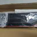 78-3/4" Universal Car Side Skirt 200CM Extension Rocker Panel Body Kit Lip Splitters, Black+Red Line