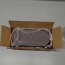 SUBEKYU 0.5 Gal Mini Countertop Trash Can with Lid for Desktop, Small Garbage Can for Office, Tiny Wastebasket,Pink