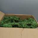 Juegoal 5 FT Artificial Christmas Tree, Pre-Lit Curved Shape Artificial Whimsical Xmas Tree with 150 LED Warm White Lights & Colorful Balls, 8 Lighting Modes Bendable Fake Pine Tree with Metal Base