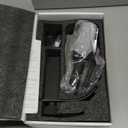 BATHLAVISH Matte Black Waterfall Bathroom Faucet Single Hole Single Handle Bathroom Sink Faucet with Pop Up Drain Modern Faucets for Lavatory Vanity Sink 1 or 3 Hole Deck Mount