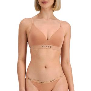 Bonds Women's Wireless Bra, Originals T-shirt Bra With Contour Cups, Comfortable Bra for Women (34D)