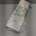 Golden Christmas Tree Window Clings Stickers for Glass, Large DIY Static Wall Window Door Mural Showcase Decal Sticker (Pack of 1)