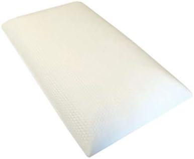 Dogbed4less Queen Size White Therapeutic Comfort Relax Hotel Quality Solid Memory Foam Bed Pillow