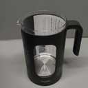 Electric Tea Kettle, INTASTING Glass Electric Kettle with tea Infuser and Precise knob temperature control, 1200W Fast Heating, BPA-Free, Easy to Clean, for Tea and coffee, 1 Liter (Dark Gray)