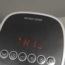 PELONIS 23" Oscillating Ceramic Tower Space Heater with Remote & Thermostat, Electric Energy Efficient Floor Heater for Indoor Use Large Room Safe with Timer, ECO Mode, 1500W, White