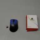 RAPIQUE Bluetooth Wireless Mouse - Dual Bluetooth & 2.4 GHz USB Receiver, Comfortable Grip, Quiet Clicks, Low Power - Multi-Device Compatibility for Laptop, MacBook, Computer, ipad(Gradient Blue)