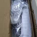 60" x 84" Bifold Sliding Barn Door, K Shaped Panel with Sliding Hardware Kit Set, Finished Closet Door Slab, 5.66FT Track for 4 Doors, MDF, White