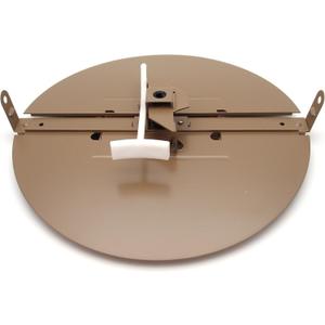 HVAC Premium 6" Butterfly Damper - Control Your Airflow on Drop Ceiling grilles of 24x24 (6" Round Duct Opening)