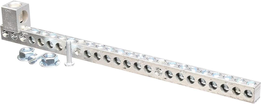 SIEMENS ECGB201 Ground Bar Kit with 20 Terminal Positions and a Ground Lug